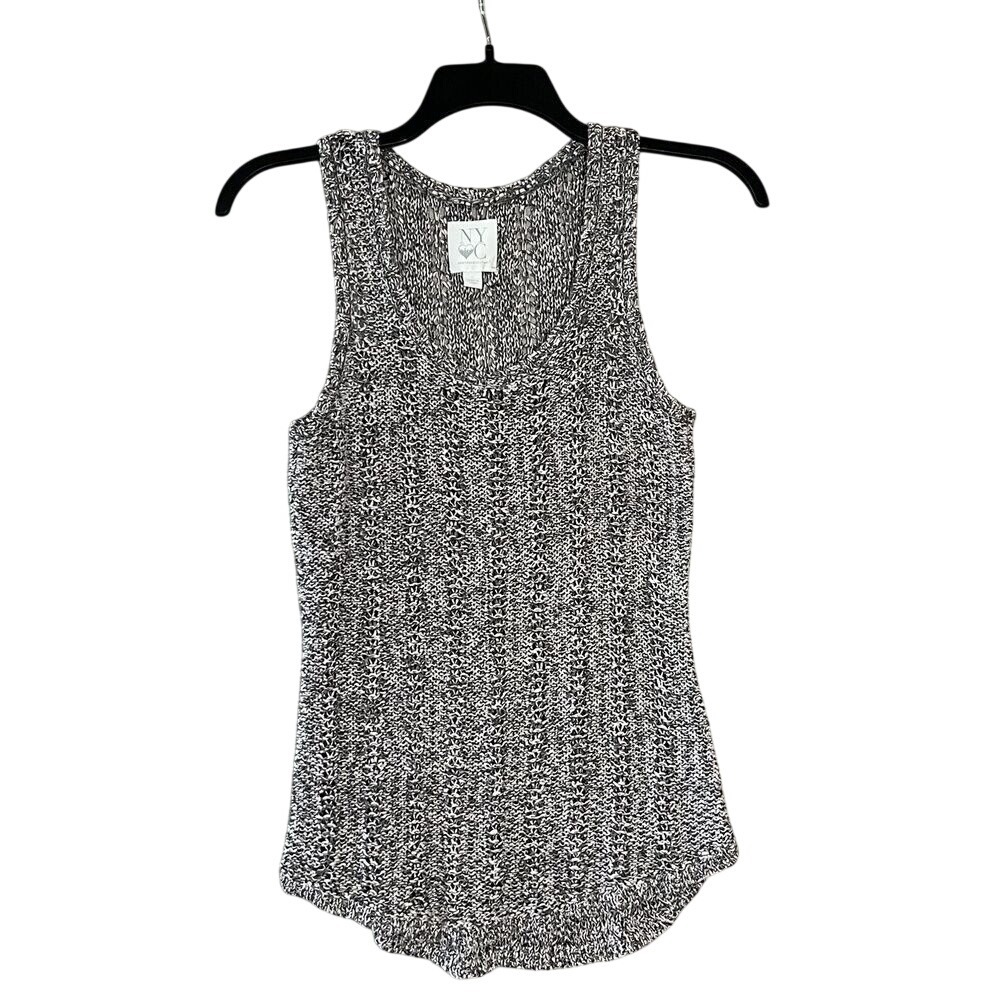 New York and Company Sleeveless Tank Sweater Women's‎ Size S Grey